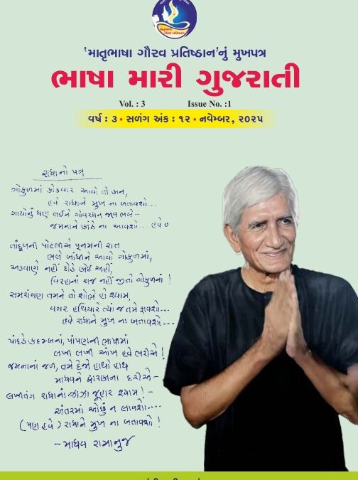 ભાષા મારી ગુજરાતી – વર્ષ ૩ – અંક – ૧૨